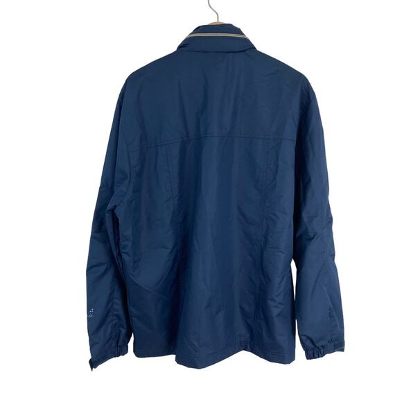 F.O.G. By London Fog Windbreaker Jacket Navy Men's M Gorpcore Classic Preppy - Picture 2 of 7